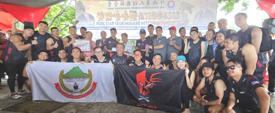 2nd June 2024-KKCCCI dragon boat team winning three titles in the Tawau 37th Dragon Boat Race 2024