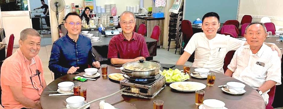 24th July 2024-Having luncheon with Tawau MP Datuk Lo Su Fui