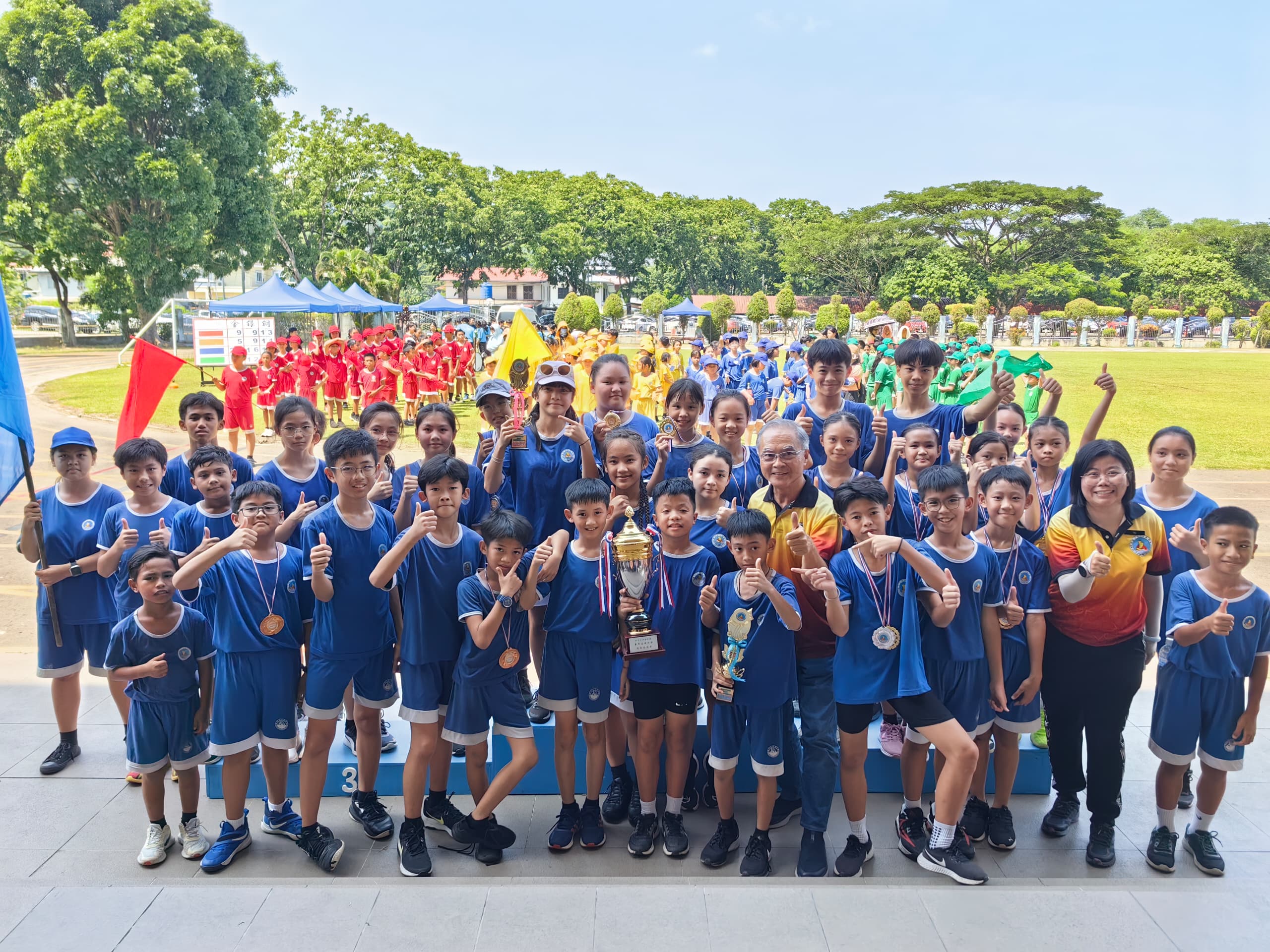 27th July 2024-President Datuk Michael Lui officiated Likas Chung Hwa School’s 65th Sports Day Closing Ceremony